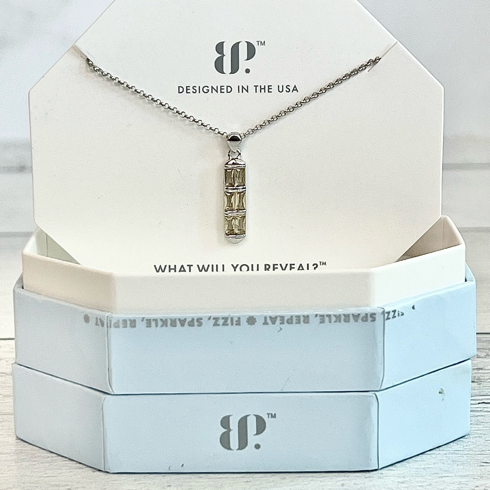 BP Silver Necklace Elegant Jewelry